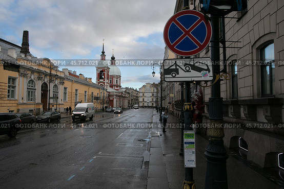 Санкт-Петербург с видом на улицу Пестеля осенью. Редакционное фото, фотограф Дмитрий Неумоин / Фотобанк Лори