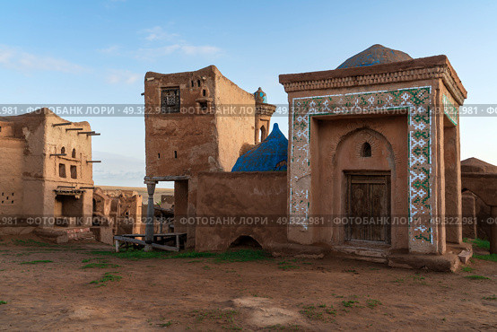 Sarai-Batu Tourist Center dedicated to the history and culture of the Golden Horde Khanate on a sunny summer day, Kharabalinsky district, Astrakhan region, Russia. Стоковое фото, фотограф Ula Ulachka / Фотобанк Лори