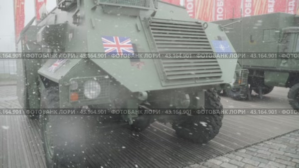 Saxon at105 armored personnel carrier (2024 год). Редакционное видео, видеограф Потийко Сергей / Фотобанк Лори