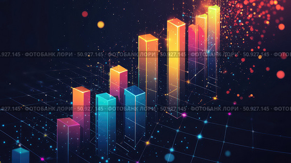 scanner scanning bar chart ai generated. Стоковое AI-изображение, AI-художник Vectorwin / Фотобанк Лори