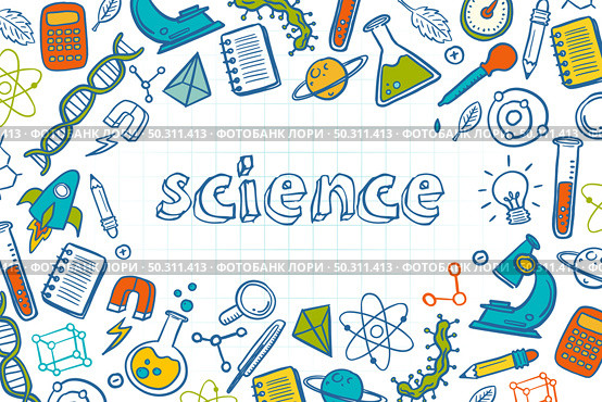 Science decorative icons set. Стоковая иллюстрация, агентство Ingram Publishing / Фотобанк Лори