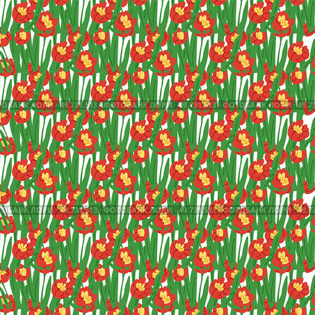 Seamless pattern flowers vector illustration. The seamless design seamlessly integrated various elements, resulting in cohesive and harmonious artwork The endless repetition seamless pattern created. Seamless pattern flowers. The unending charm seamless background created soothing ambiance. Стоковая иллюстрация, агентство Ingram Publishing / Фотобанк Лори