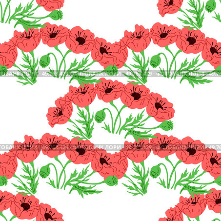 Seamless pattern flowers vector illustration. The repetitive nature seamless design created captivating visual rhythm The seamless pattern flowers concept explored symbolic representation floral. Seamless pattern flowers. The decorative elements incorporated seamless patterns botanical motifs, adding touch elegance to design. Стоковая иллюстрация, агентство Ingram Publishing / Фотобанк Лори