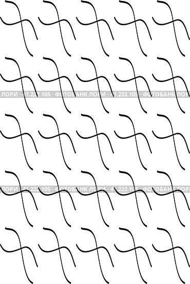 Seamless pattern with abstract elegant repeating squiggles for background, cover, wallpaper, wrapping paper. Стоковая иллюстрация, иллюстратор Александр Кротков / Фотобанк Лори