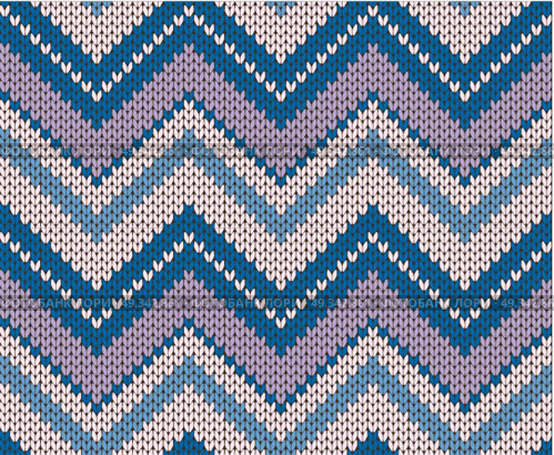 Seamless vector knitted texture. Стоковая иллюстрация, агентство Ingram Publishing / Фотобанк Лори
