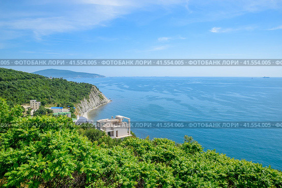 Seascape, view from the shore, Tsemes bay. Стоковое фото, фотограф Леонид Еремейчук / Фотобанк Лори