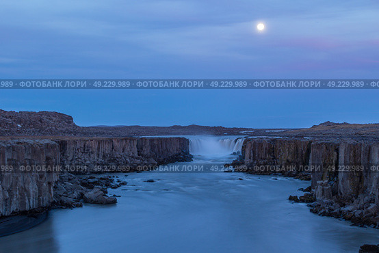 Selfoss Waterfall in Iceland (2019 год). Стоковое фото, фотограф Максим Забаровский / Фотобанк Лори