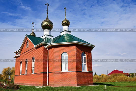 Село Пятково Тюменская область. Церковь Петра и Павла (2023 год). Стоковое фото, фотограф Александр Тараканов / Фотобанк Лори