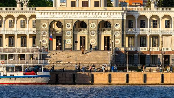 Severny Rechnoy Vokzal in Moscow after restoration (2023 год). Редакционное фото, фотограф Скрипачев Антон / Фотобанк Лори