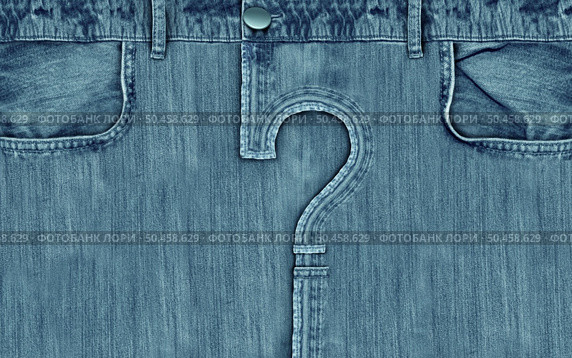 Sex questions and sexuality question symbol as denim jeans with a zipper shaped as a symbol of uncertainty representing issues related to STD and fertility information or sexually transmitted disease with 3D render elements. Стоковое фото, агентство Ingram Publishing / Фотобанк Лори