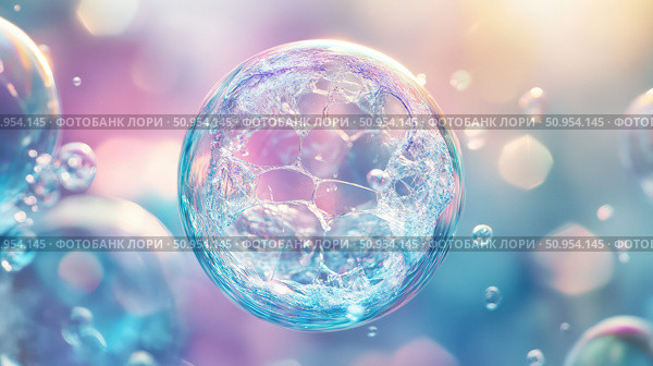 shale fracturing bubble ai generated. Стоковое AI-изображение, AI-художник Vectorwin / Фотобанк Лори