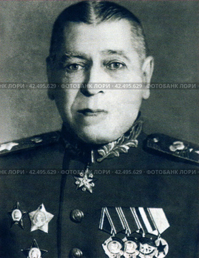 Шапошников Борис Михайлович (1882-1945), начальник Генерального штаба РККА. Русский и советский военачальник, военный и государственный деятель, военный теоретик. Маршал Советского Союза (1940). 1944 год. Редакционное фото, фотограф Сергей Елизарьев / Фотобанк Лори