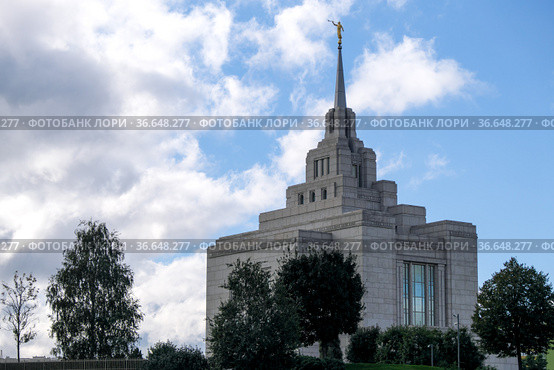 Shrine to God Mormon Church (2021 год). Редакционное фото, фотограф Владимир Белобаба / Фотобанк Лори