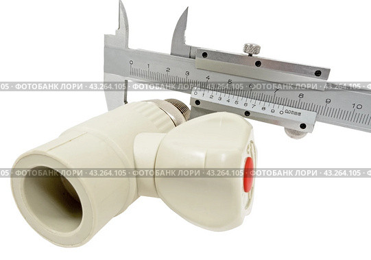 Штангенциркули на белом фоне. Vernier caliper on a white background. Стоковое фото, фотограф Татьяна Д / Фотобанк Лори