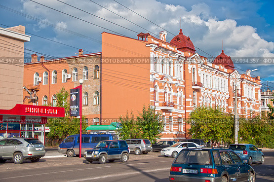 Шумовский дворец, город Чита (2010 год). Редакционное фото, фотограф Геннадий Соловьев / Фотобанк Лори