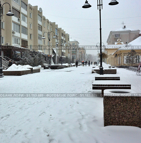Siberian town Omsk, Siberian region, Russia (2017 год). Редакционное фото, фотограф Александр Карпенко / Фотобанк Лори