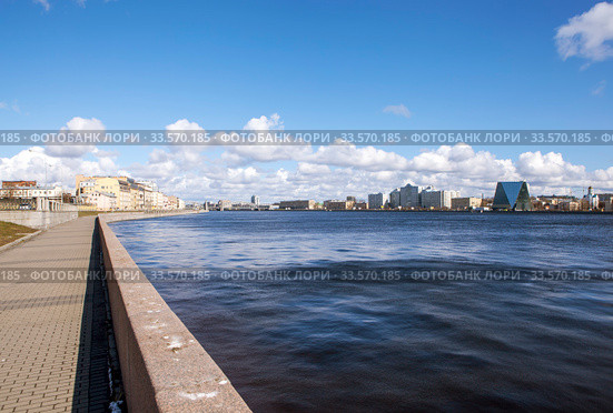 Синопская набережная. Санкт-Петербург (2020 год). Стоковое фото, фотограф Сергей Афанасьев / Фотобанк Лори