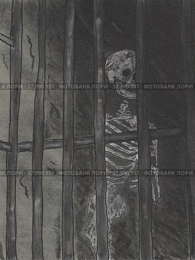 Skeleton. Стоковая иллюстрация, иллюстратор Диана Васильева / Фотобанк Лори