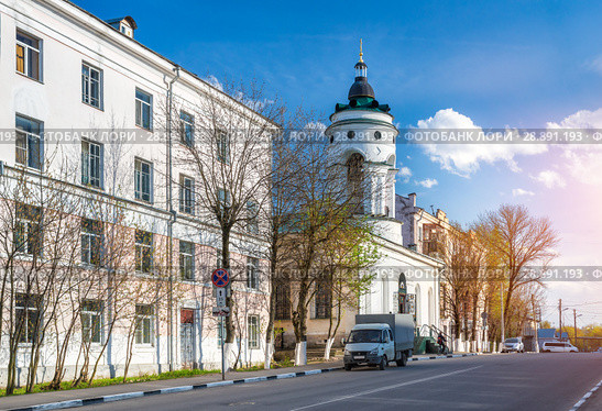 Скорбященская церковь Skorbyashchenskaya Church  in Tver (2018 год). Стоковое фото, фотограф Baturina Yuliya / Фотобанк Лори