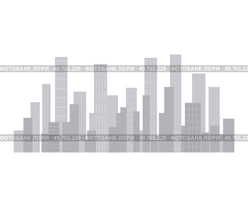 Skyscraper vector illustration. High-rise residential structures redefine cityscape with their contemporary facade Skyscraper concepts fuel ongoing evolution architectural ingenuity. Skyscraper. Residential buildings with high facades redefine visual aesthetics city living. Стоковая иллюстрация, агентство Ingram Publishing / Фотобанк Лори