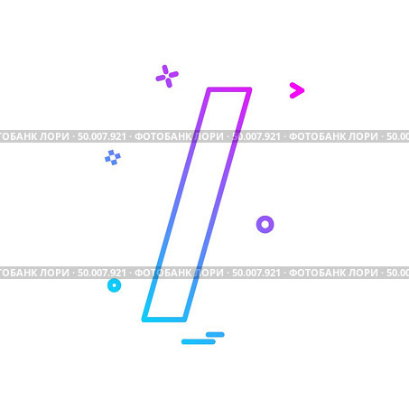 Slash icon design vector. Стоковая иллюстрация, агентство Ingram Publishing / Фотобанк Лори