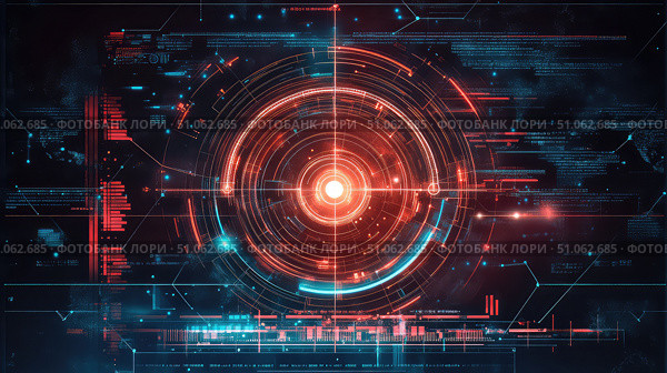 sm scanning radar smart home device ai generated. Стоковое AI-изображение, AI-художник Vectorwin / Фотобанк Лори