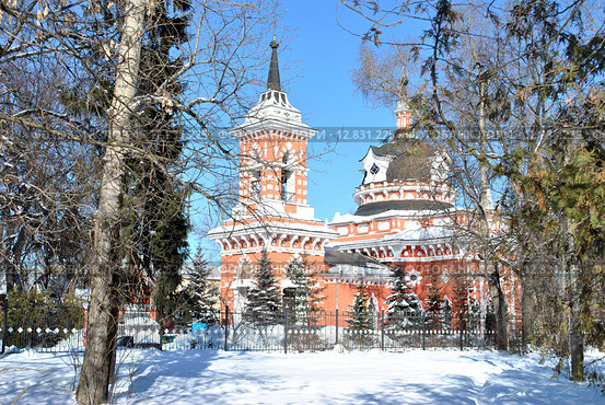 Смоленская церковь. Город Ивантеевка Московской области (2013 год). Стоковое фото, фотограф lana1501 / Фотобанк Лори