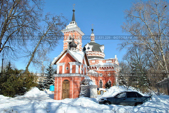 Смоленская церковь. Город Ивантеевка Московской области (2013 год). Стоковое фото, фотограф lana1501 / Фотобанк Лори