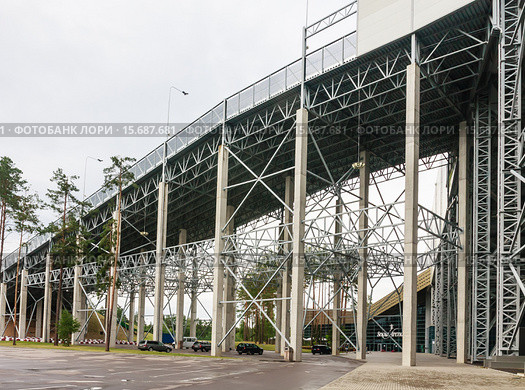 Snow Arena - крытый горнолыжный склон, Друскининкай. Литва (2015 год). Редакционное фото, фотограф Николай Коржов / Фотобанк Лори