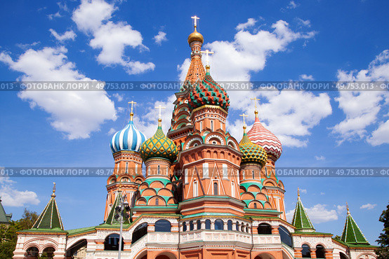 Собор, Храм Василия Блаженного на Красной площади (2023 год). Стоковое фото, фотограф Соловьёв Максим Сергеевич / Фотобанк Лори