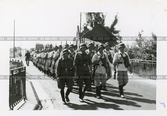 Солдаты вермахта, Вторая мировая война. Стоковое фото, фотограф WWII / Фотобанк Лори
