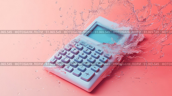 solution dissolving calculator ai generated. Стоковое AI-изображение, AI-художник Vectorwin / Фотобанк Лори