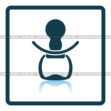 Soother icon. Shadow reflection design. Vector illustration. Стоковая иллюстрация, агентство Ingram Publishing / Фотобанк Лори