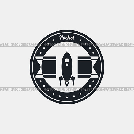 space shuttle rocket theme vector art illustration. space shuttle. Стоковая иллюстрация, агентство Ingram Publishing / Фотобанк Лори
