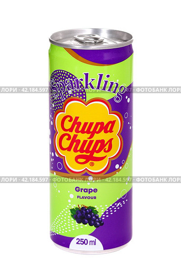 Sparkling Chupa-Chups Grape (2024 год). Редакционное фото, фотограф Art Konovalov / Фотобанк Лори
