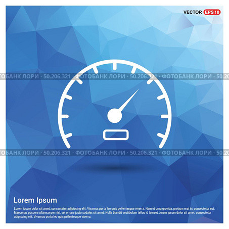 Speedometer Icon. Стоковая иллюстрация, агентство Ingram Publishing / Фотобанк Лори