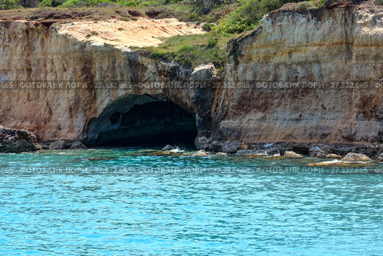 Spiaggia della Punticeddha, Salento, Italy (2017 год). Стоковое фото, фотограф Юрий Брыкайло / Фотобанк Лори
