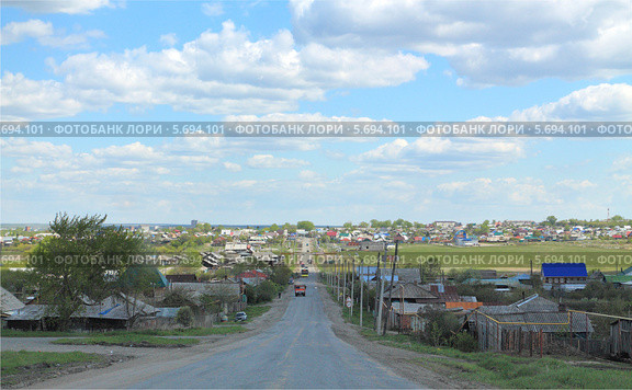 Спуск в долину города Шадринска (2013 год). Стоковое фото, фотограф Анатолий Матвейчук / Фотобанк Лори