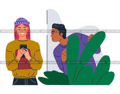 Spying, observing and sneaking. Vector illustration. Spy, master of observation, constantly alert Sneaking secret, hidden truths whispered in silence Spying person, silent observer tracking every. Spying, observing and sneaking. Spy, agent of shadows, constantly on watch Sneaking secret, hidden tales whispered. Стоковая иллюстрация, агентство Ingram Publishing / Фотобанк Лори