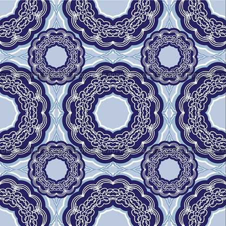 Squared background - ornamental seamless pattern. Design for bandanna, carpet, shawl, pillow or cushion. Стоковая иллюстрация, агентство Ingram Publishing / Фотобанк Лори