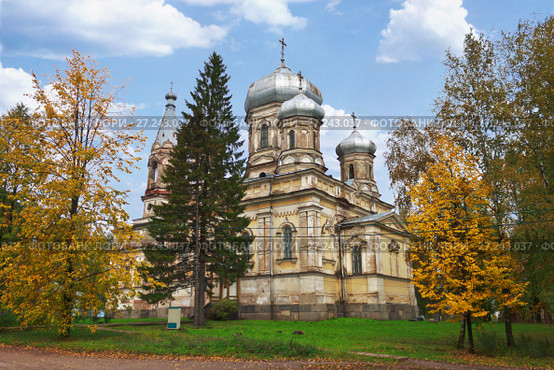 Сретенская церковь в Вытегре (2012 год). Редакционное фото, фотограф Александр Романов / Фотобанк Лори