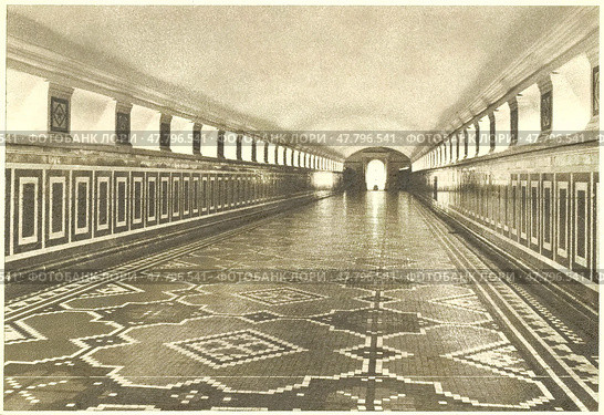 Станция Московского метрополитена "Курская", переход. Москва, 1951. Редакционное фото, фотограф Сергей Елизарьев / Фотобанк Лори