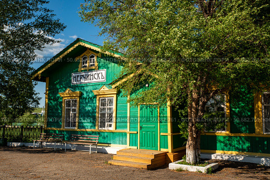 Станция Нерчинск Забайкальский край. Редакционное фото, фотограф Алексей / Фотобанк Лори