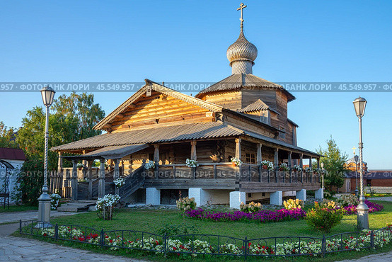 Старинная Троицкая церковь в Иоанно-Предтеченском монастыре, Свияжск. Республика Татарстан (2024 год). Стоковое фото, фотограф Анна Карасева / Фотобанк Лори