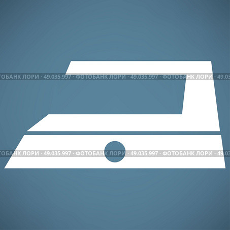 Steam iron icon. Стоковая иллюстрация, агентство Ingram Publishing / Фотобанк Лори