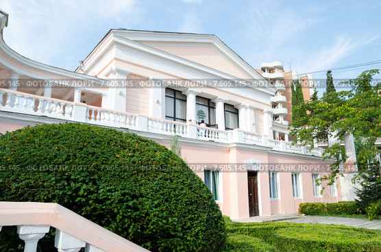 Столовая пансионата "Алушта". Крым, г. Алушта. (2012 год). Редакционное фото, фотограф Алексей Голубенко / Фотобанк Лори