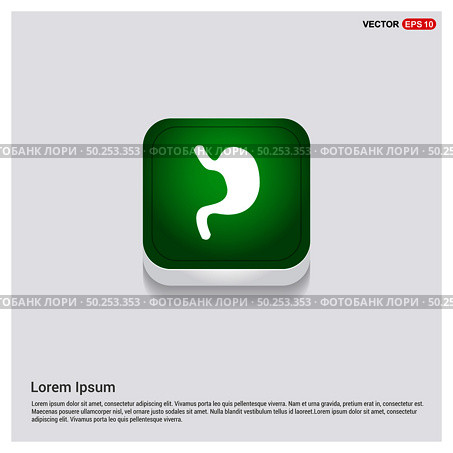stomach icon. Стоковая иллюстрация, агентство Ingram Publishing / Фотобанк Лори
