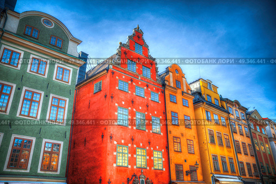 Stortorget place in Gamla stan, Stockholm Sweden. Стоковое фото, агентство Ingram Publishing / Фотобанк Лори