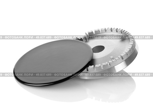 Stove gas burner isolated on a white background. Clipping path. Стоковое фото, агентство Ingram Publishing / Фотобанк Лори