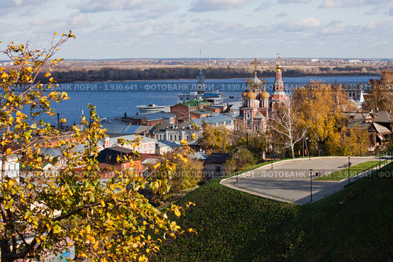 Строгановская церковь (Собора Пресвятой Богородицы) в Нижнем Новгороде (2012 год). Стоковое фото, фотограф Igor Lijashkov / Фотобанк Лори
